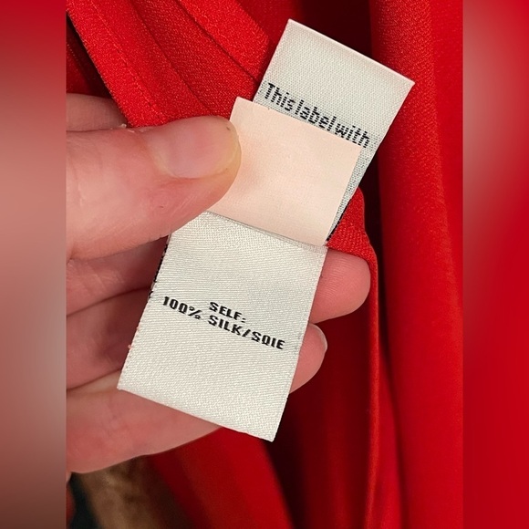 Diane von Furstenberg red maxi silk dress backless - Picture 6 of 6